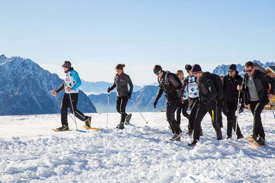 Fencing, rock climbing, running AG2R's actionpacked winter camp