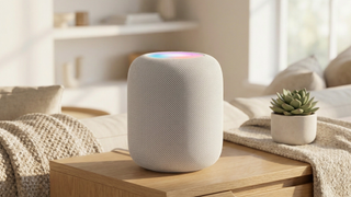 SMART HUB ON A WOODEN TABLE