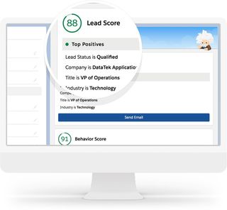 Pardot by Salesforce lead scoring software