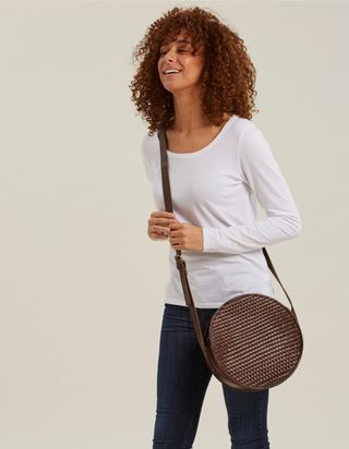Marley Woven Circle Tote Bag – was £85, now £42.50