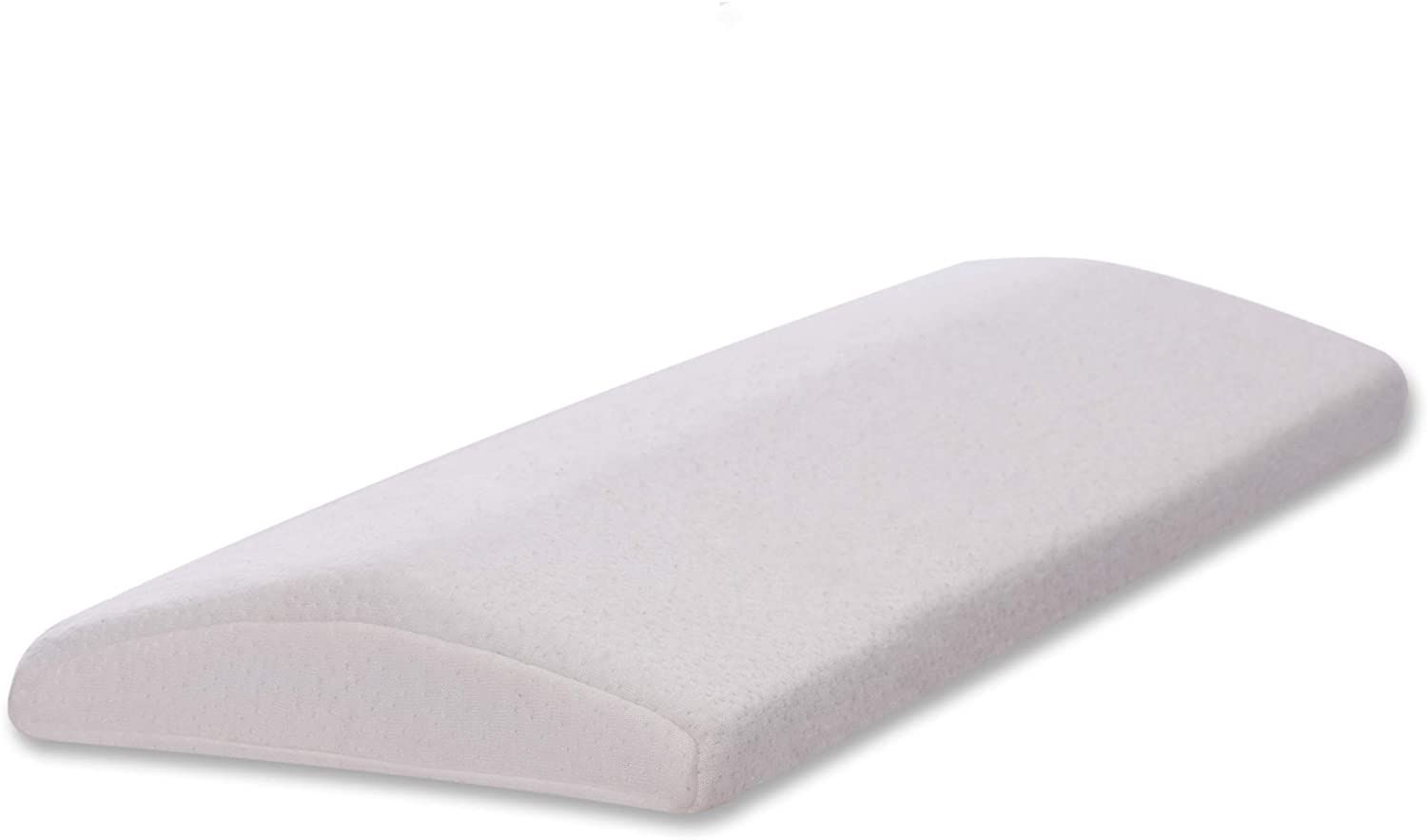A product shot of the Gentle Living Cooling Lumbar Support Pillow