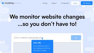 Visualping website screenshot.