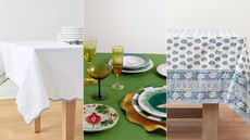 A selection of spring tablecloths