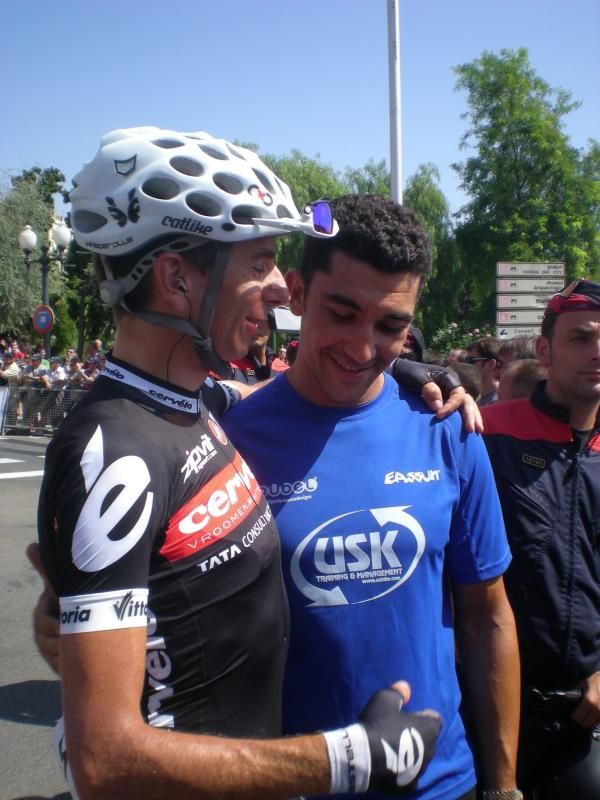 Xavier Tondo (Cervelo) is enjoying his Vuelta a Espana