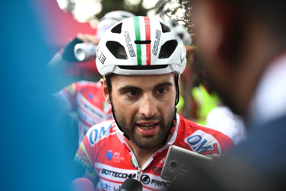 Matteo Pelucchi of Androni Giocattoli-Sidermec is interviewed after winning Stage 5 of the 24th Le Tour de Langkawi