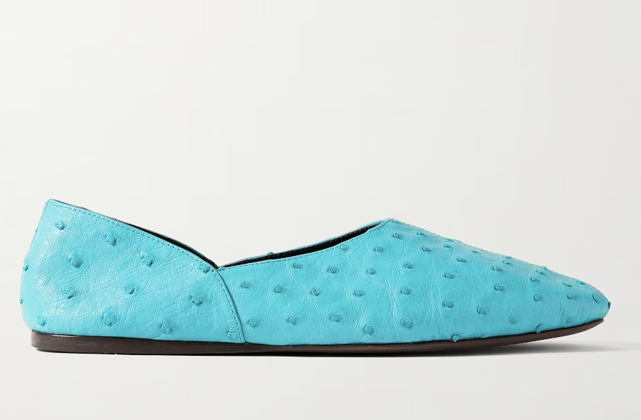 Khaite, Jane Ostrich Flats