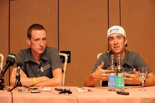 Bradley Wiggins, Christian Vande Velde, Tour de France 2009, rest day 2