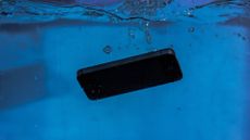 iPhone underwater