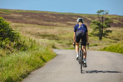 Image shows a rider trying to be a better cyclist.