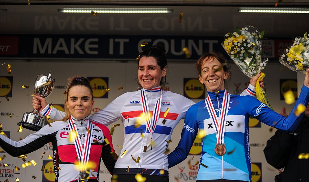 Nikki Brammeier wins elite women's British Cyclo-cross title
