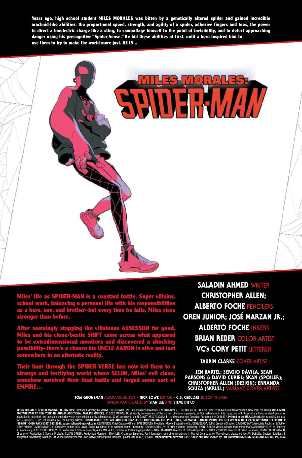 Miles Morales: Spider-Man #38 preview
