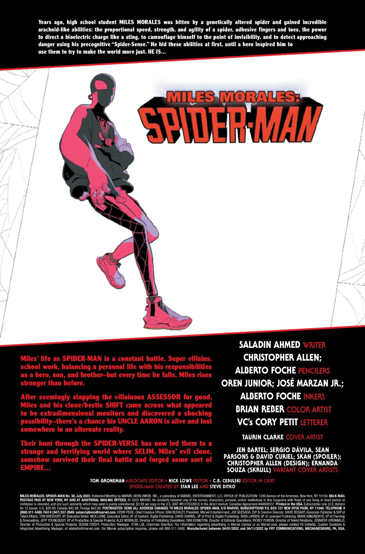 Miles Morales: Spider-Man #38 preview