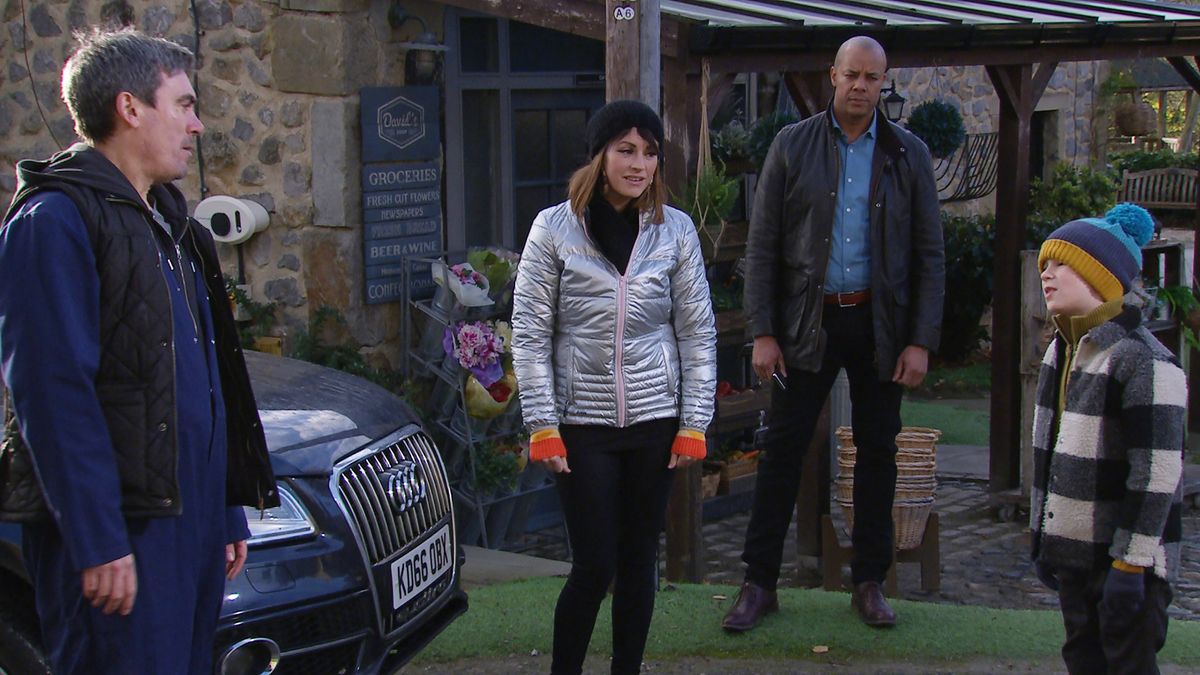 Cain Dingle isn&#039;t thrilled when Kerry and her date, Al, plan to take Kyle into town.