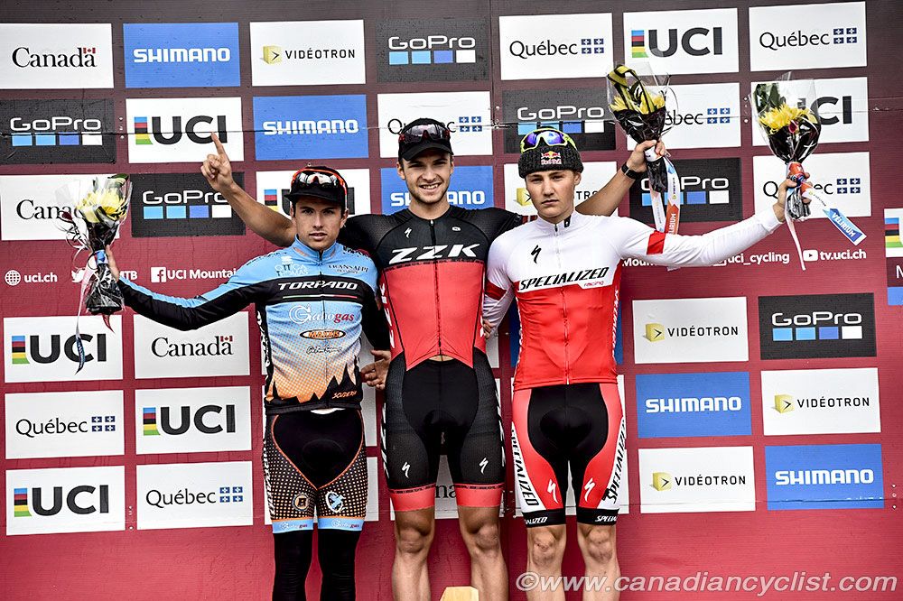 Podium: Nadir Colledani, Martins Blums, Simon Andreassen