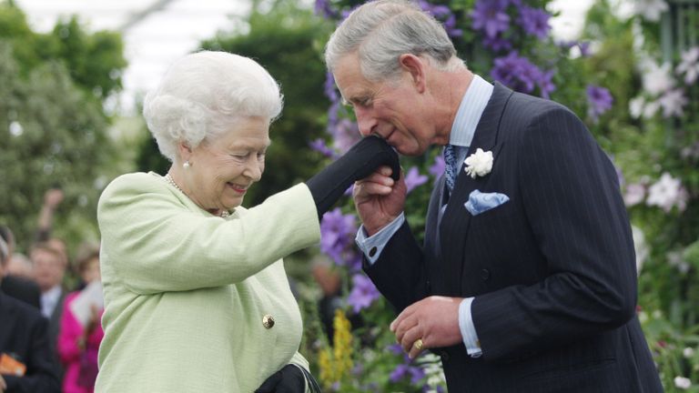 Prince Charles and the Queen