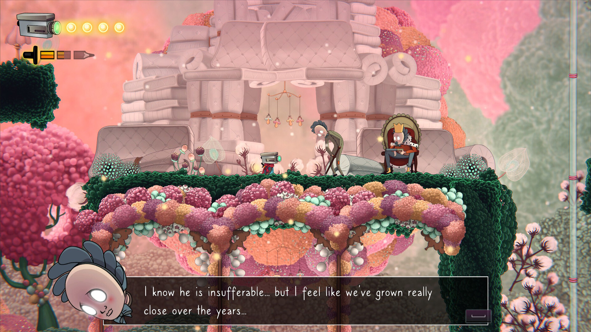 A screenshot of the upcoming Switch game, The Perfect Pencil.