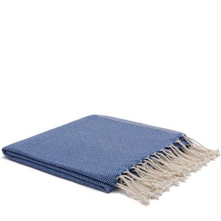 blue colour towel