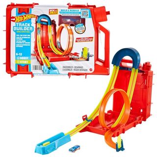 Hot Wheels Track Builder Unlimited Fuel Can Stunt Box, Track Build for Stunting and Storing Toy Cars, Build and Rebuild Track, Easy to Connect Racetrack, Toys for Ages 6 to 12, One Pack, Hdx78