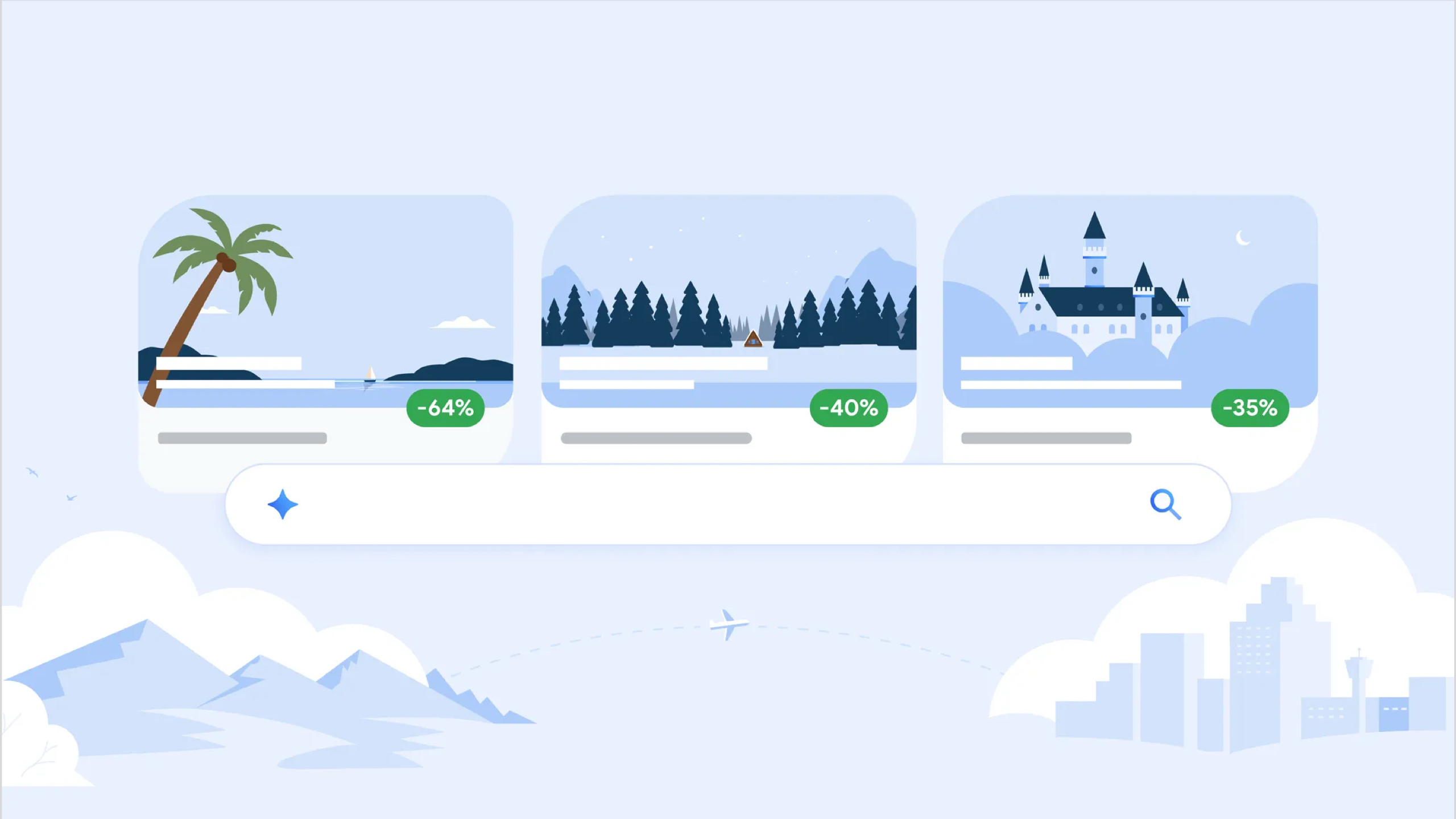 Illustration of how Google Flight deals would work
