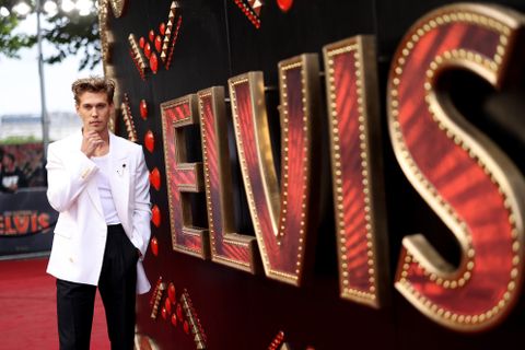 Austin Butler attends the Elvis UK special screening at BFI Southbank on May 31 2022 in London England Photo by Tim P Whit by Getty Images for Warner Bros