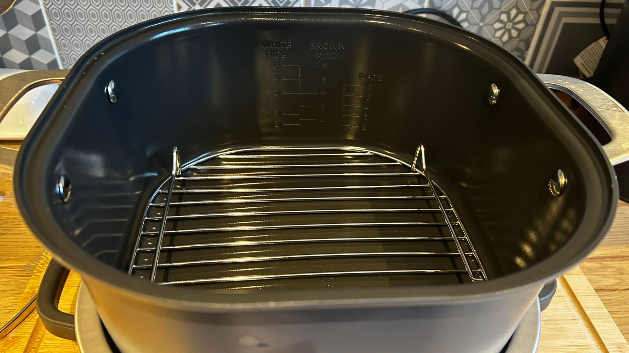 Steam rack inside Ninja Foodi PossibleCooker