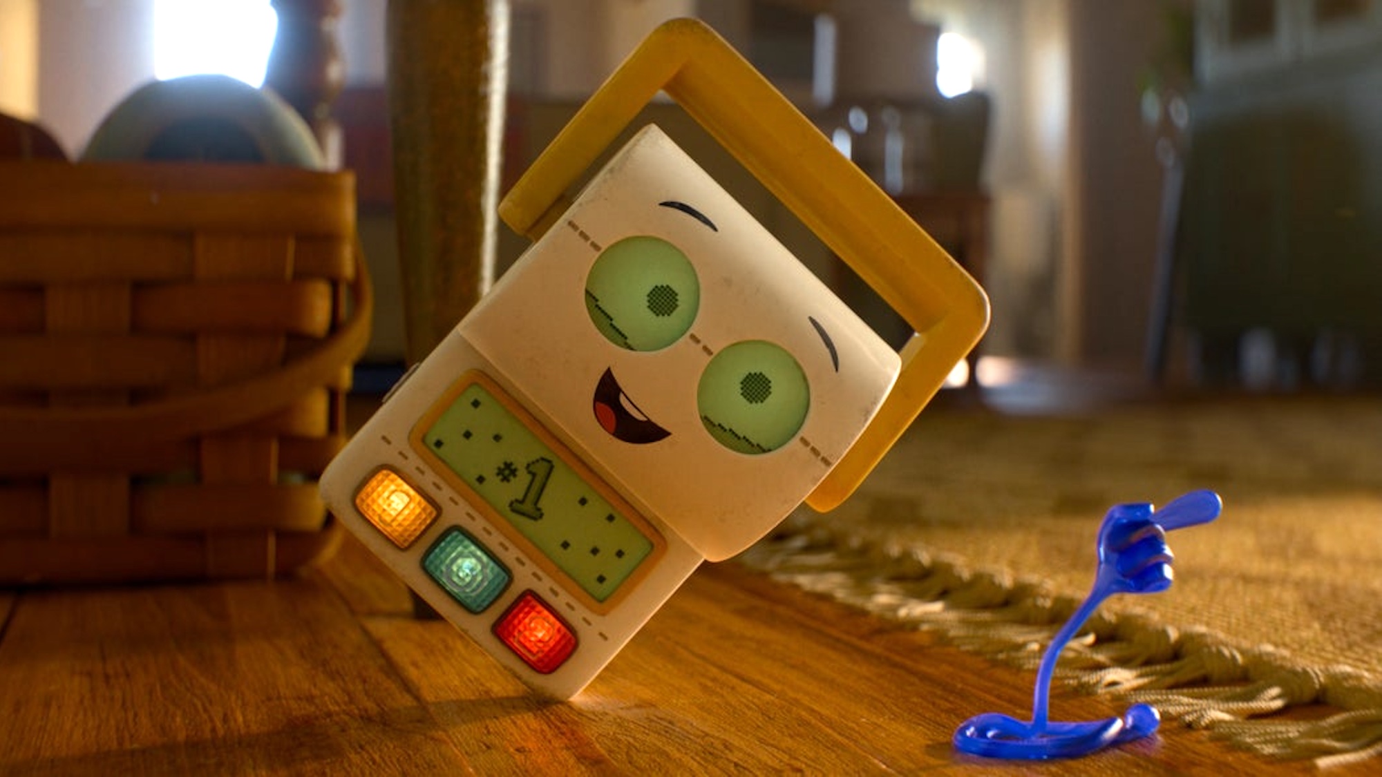 Smarty Pants smiling in Toy Story 5