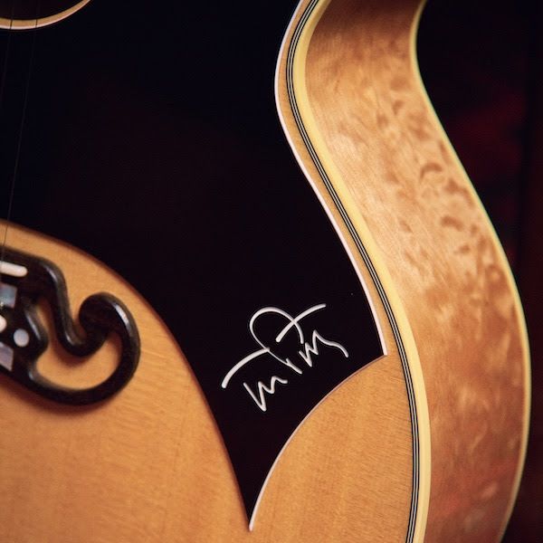 Gibson's new gibson Tom Petty SJ-200 Wildflower glam shot