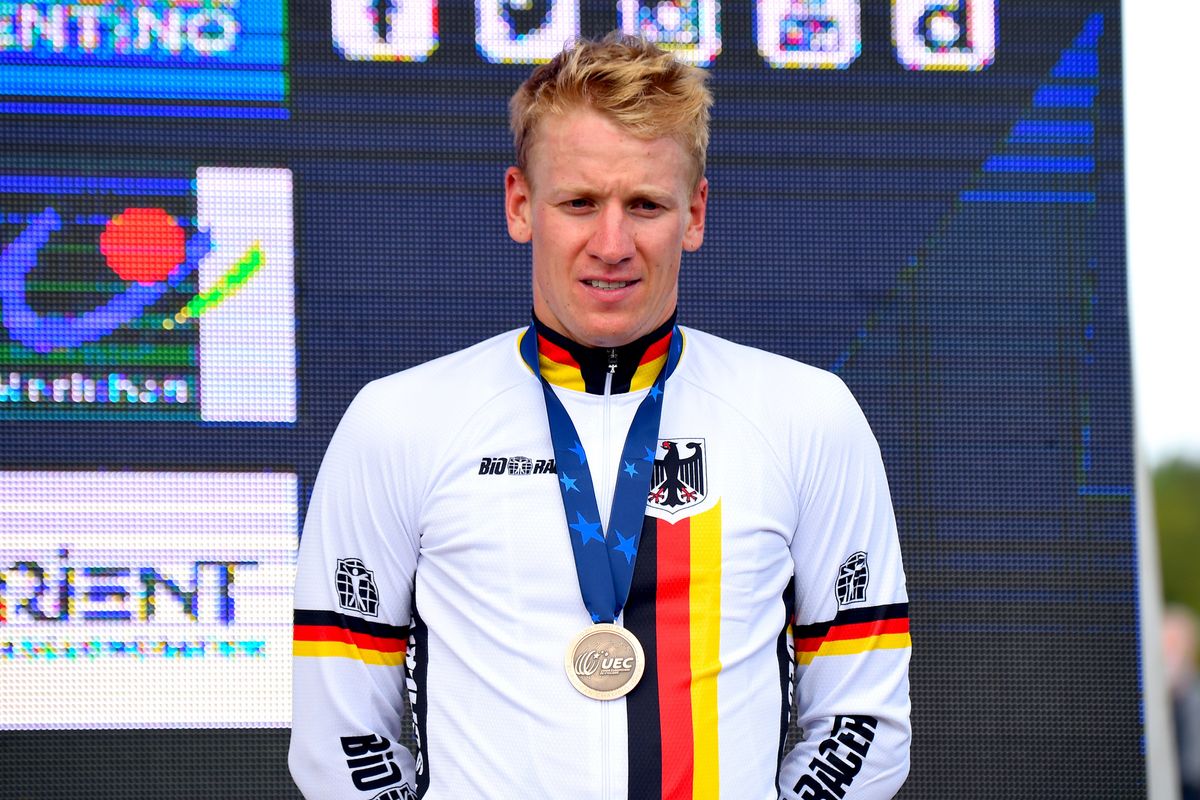 2020 UEC Road European Championships Men Elite Road Race Plouay Plouay 17745 km 26082020 Pascal Ackermann Germany photo Dario BelingheriBettiniPhoto2020