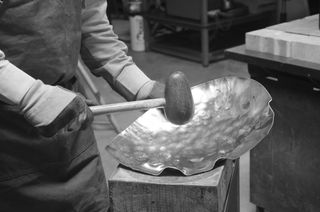 Moulding the metal at the atelier