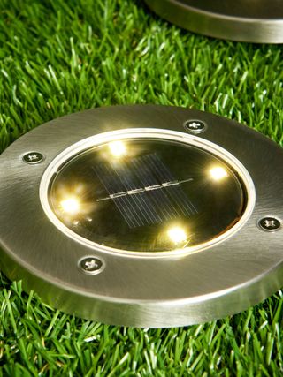 Wilko solar light on grass