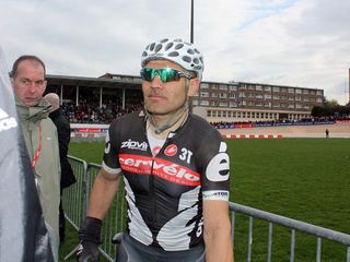 Roger Hammond (Cervelo TestTeam) is both exhausted and happy with his fourth place finish.
