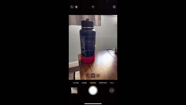 Sun icon hidden Apple iPhone Camera Tips and Tricks.