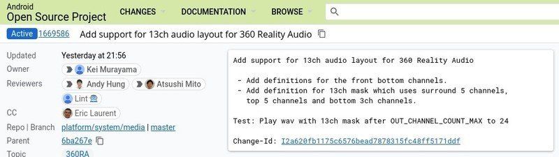 360 Reality Audio Code