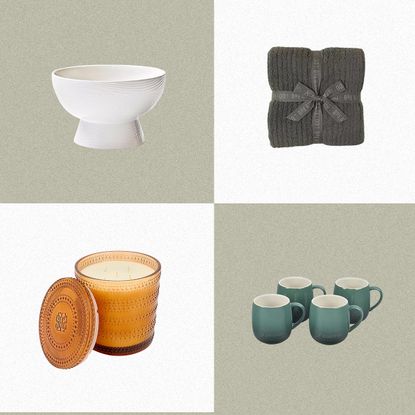 home decor items on a square background.