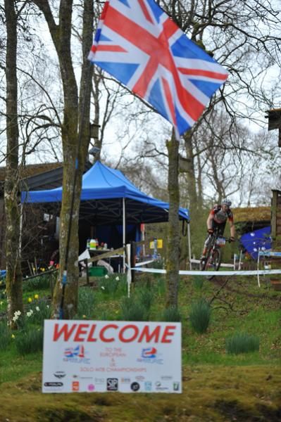 Dan Treby flies the flag