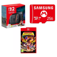 Nintendo Switch 2 Mario Kart World Bundle + Donkey Kong Bananza, 256GB microSD Express card