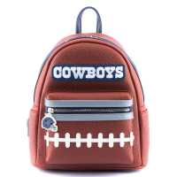 Loungefly NFL Dallas Cowboys Pigskin Logo Mini Backpack