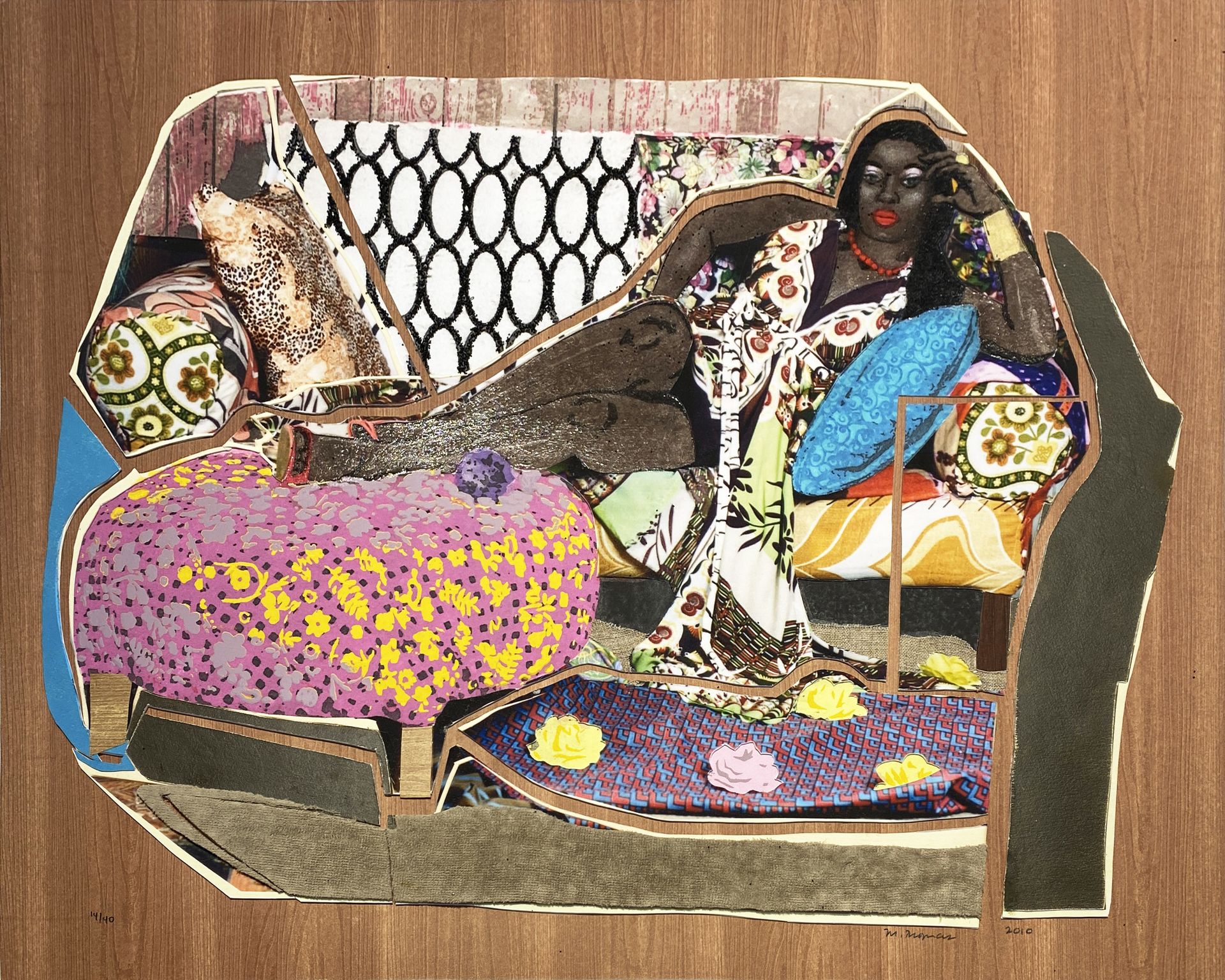 Military watch with native American chief's head motif