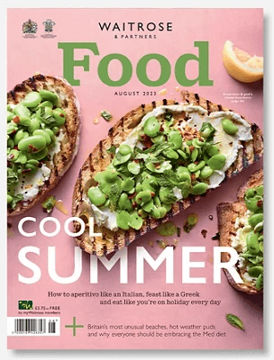 the Waitrose & Partners Cool Summer food magazine