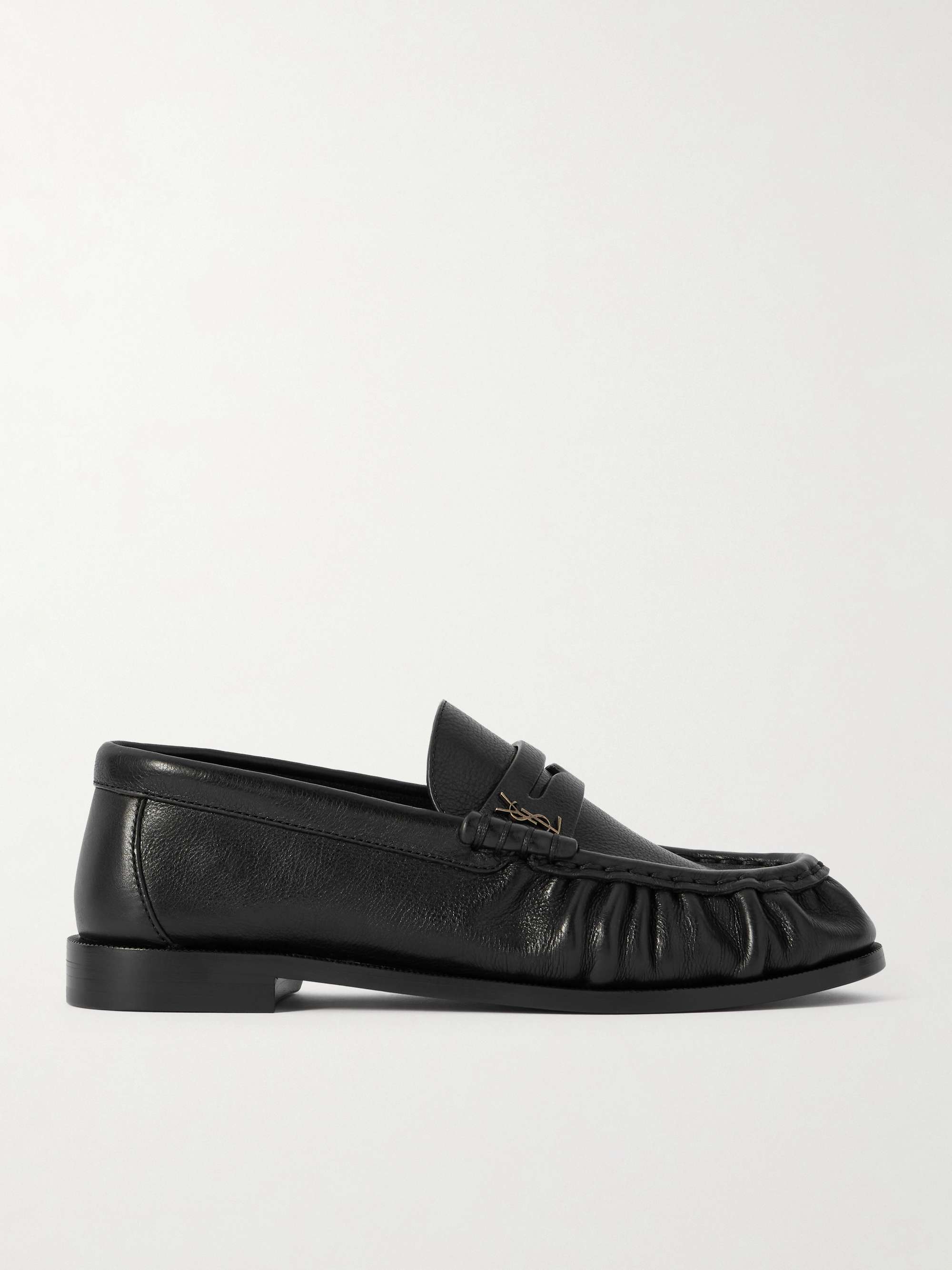 Le Loafer Logo-Embellished Leather Loafers