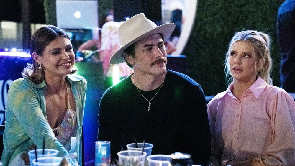 Raquel Leviss, Tom Sandoval and Ariana Madix in Vanderpump Rules