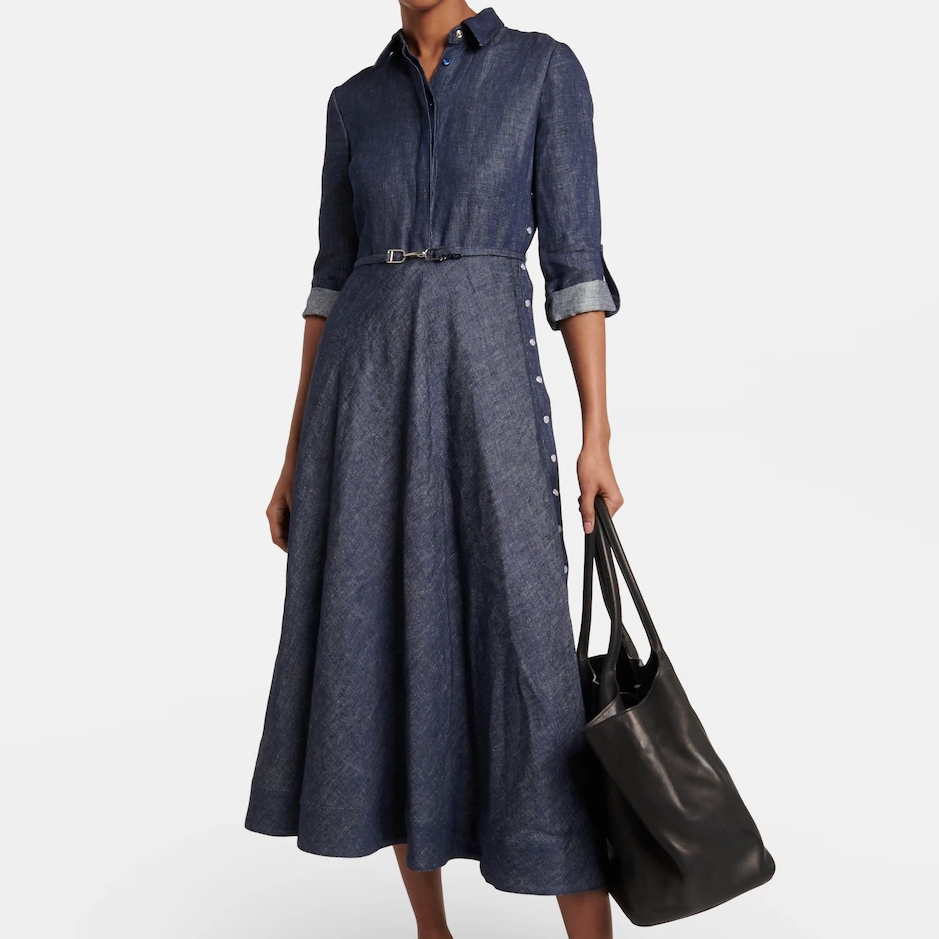 Gabriela Hearst Marley Denim Dress