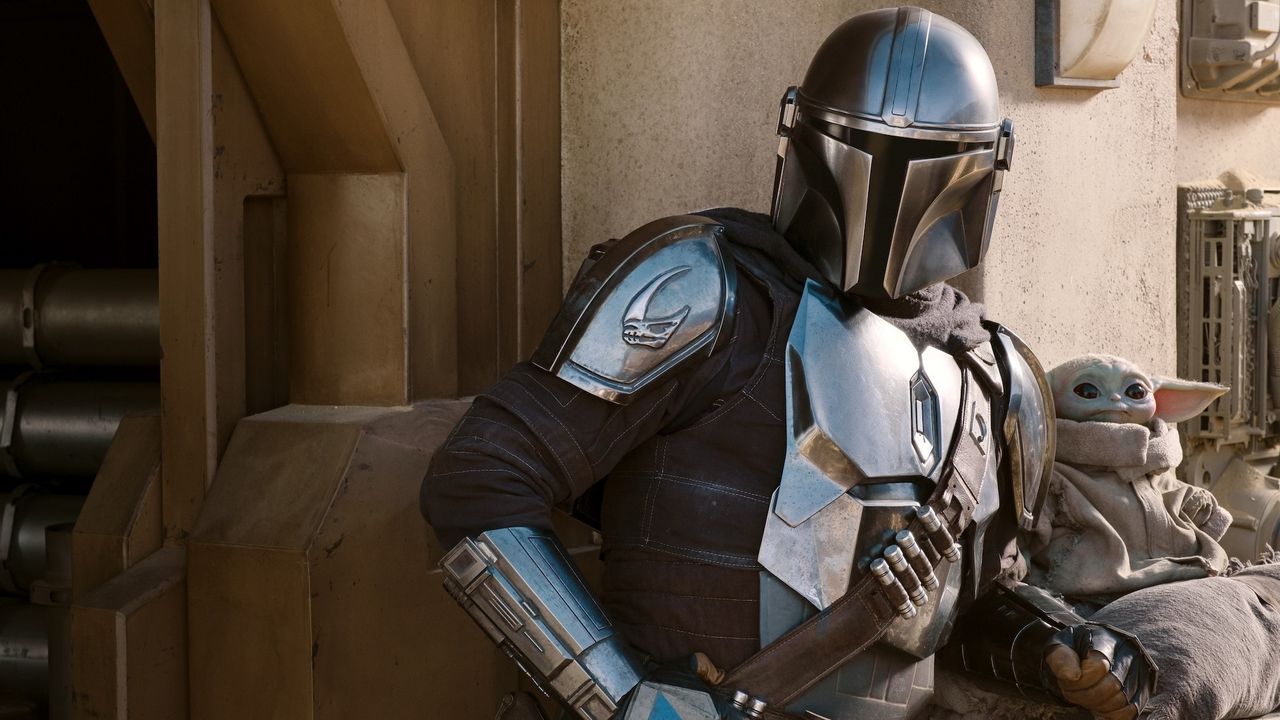 The Mandalorian and Grogu in season 2