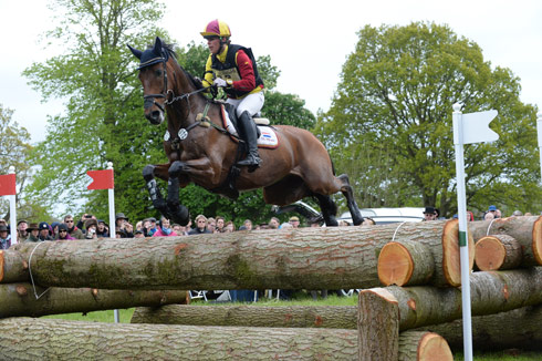 Merel Blom and Rumour Has It at Badminton 2014