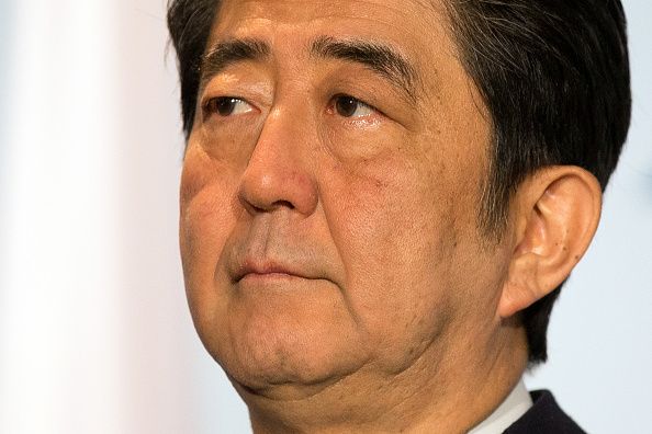 Japanese Prime Minister Shinzo Abe.