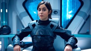 Nanette in her Captain's Chair