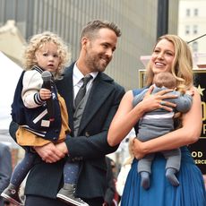 hollywood, ca december 15 actors ryan reynolds and blake lively with daughters james reynolds and ines reynolds attend the ceremony honoring ryan reynolds with a star on the hollywood walk of fame on december 15, 2016 in hollywood, california photo by axellebauer griffinfilmmagic