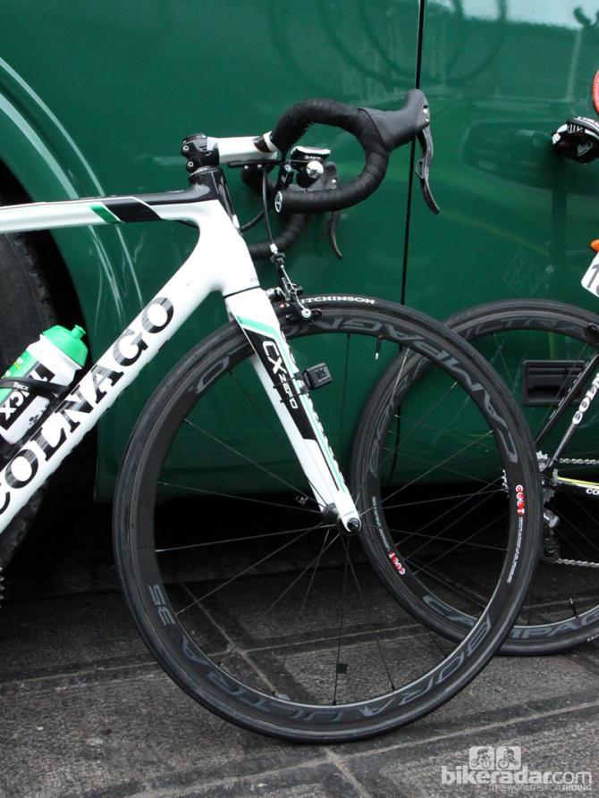 Relatively shallow carbon tubular wheels were more or less standard issue at this year's Ronde van Vlaanderen