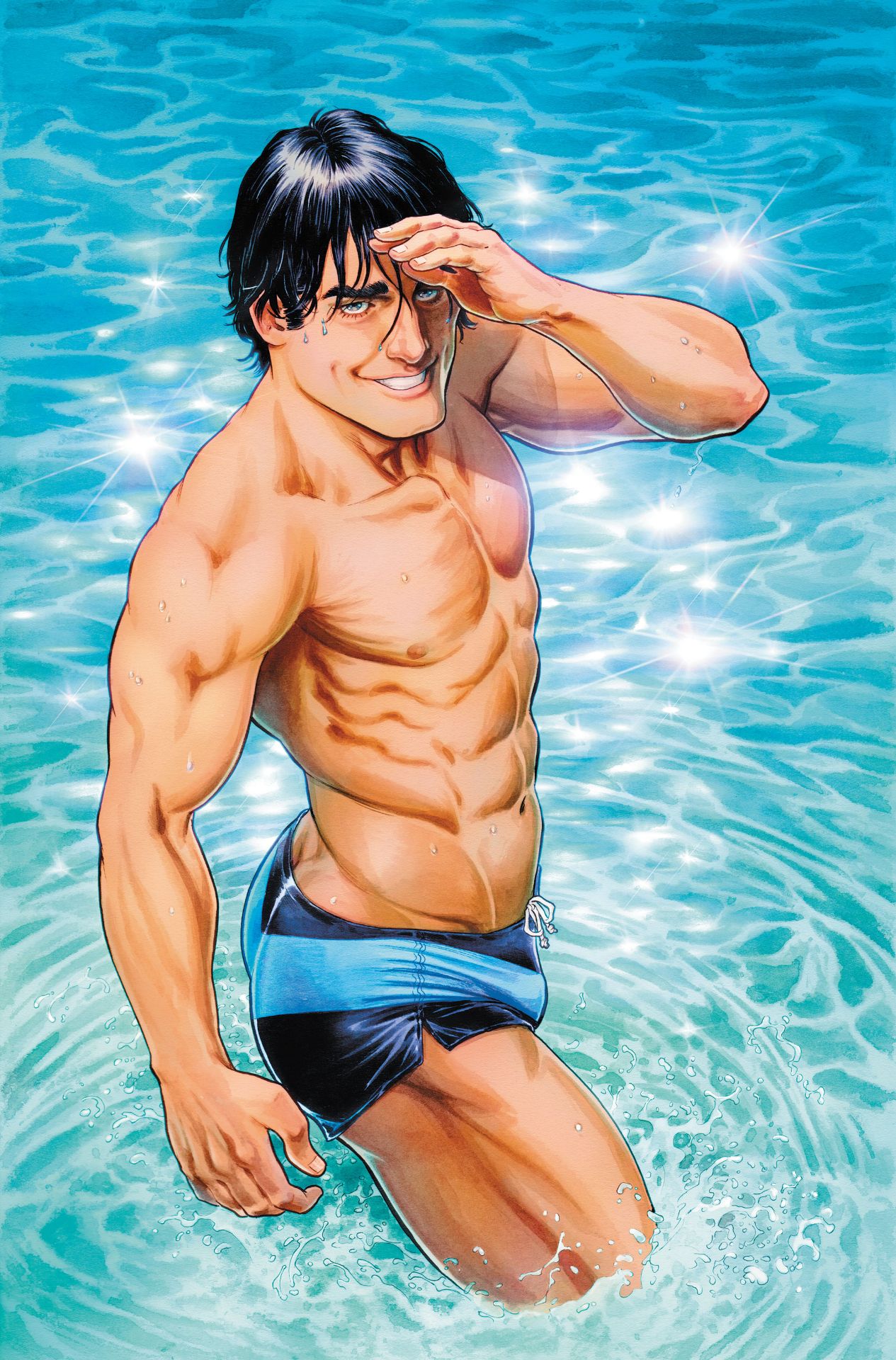 G'nort's Illustrated Swimsuit Special pin-up