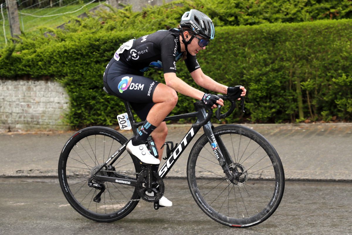 De Brabantse Pijl La Fleche Brabanconne Women 2022 7th Edition SintPietersLeeuw Overijse 1412 km 13042022 Juliette Labous FRA Team DSM photo Rafa GomezSprintCyclingAgency2022